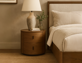 Moana Wood Side Table, American Walnut
